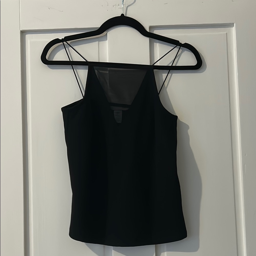 H&M Black Tank w Mesh Cutout